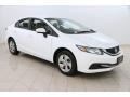Taffeta White - Civic LX Sedan Photo No. 1