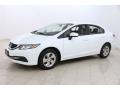Taffeta White 2014 Honda Civic LX Sedan Exterior