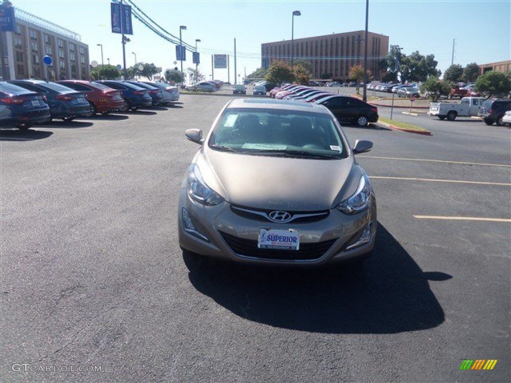 2016 Elantra Value Edition - Desert Bronze / Black photo #2