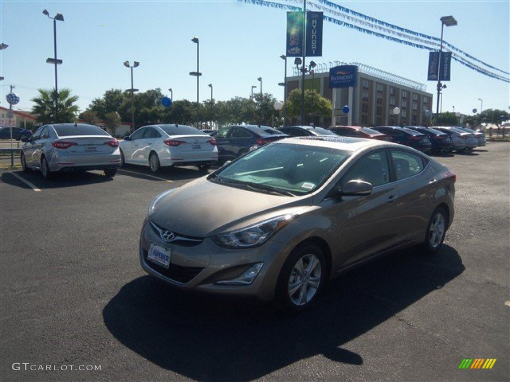 2016 Elantra Value Edition - Desert Bronze / Black photo #3