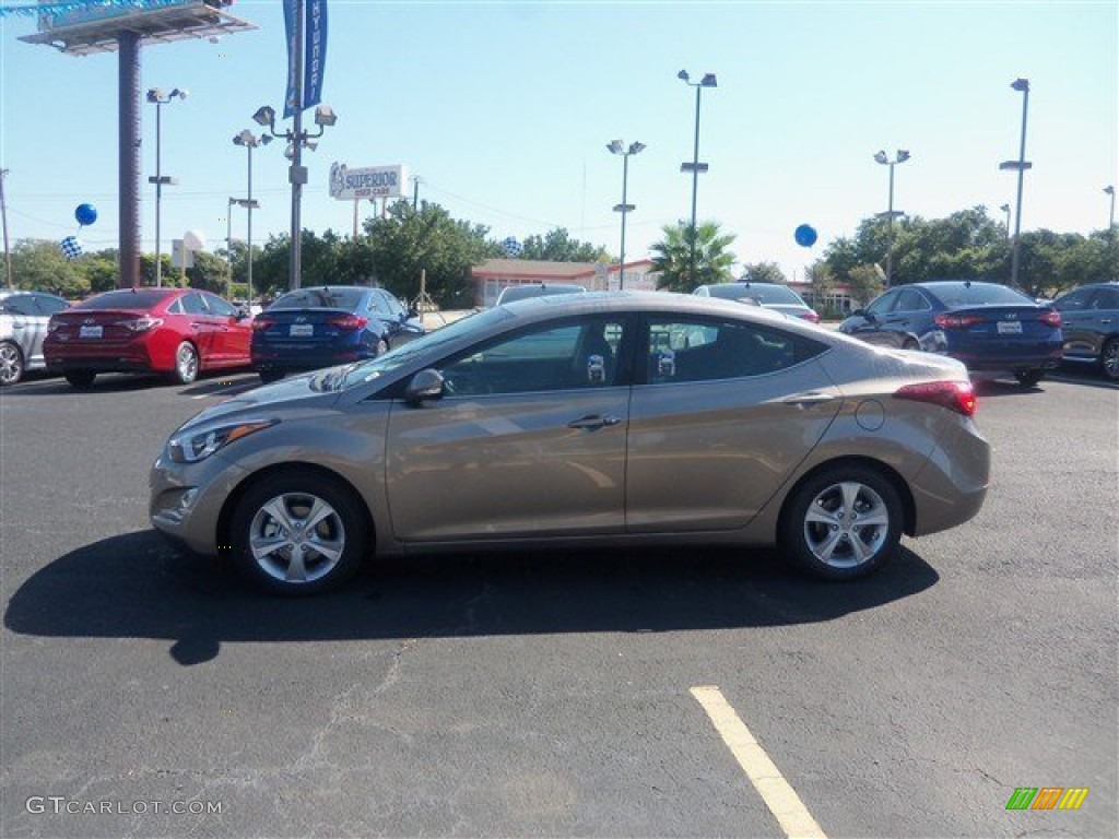 2016 Elantra Value Edition - Desert Bronze / Black photo #4