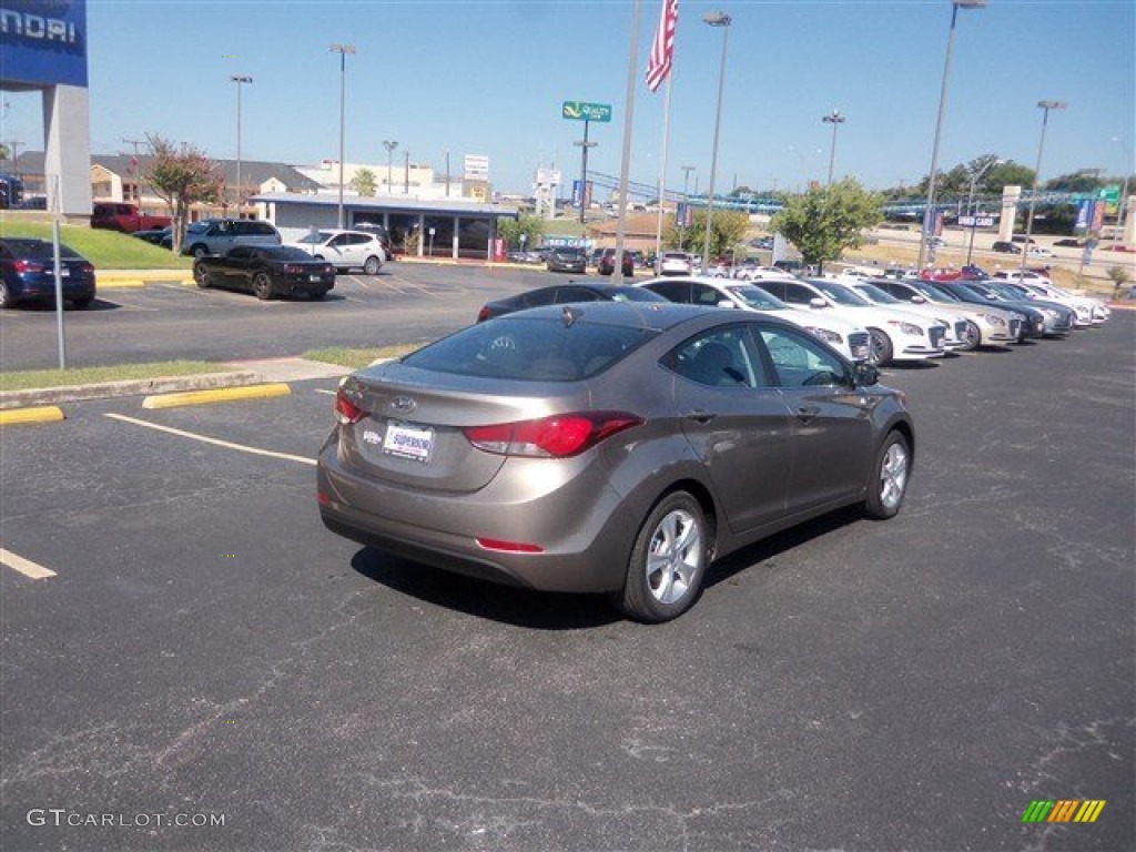 2016 Elantra Value Edition - Desert Bronze / Black photo #7