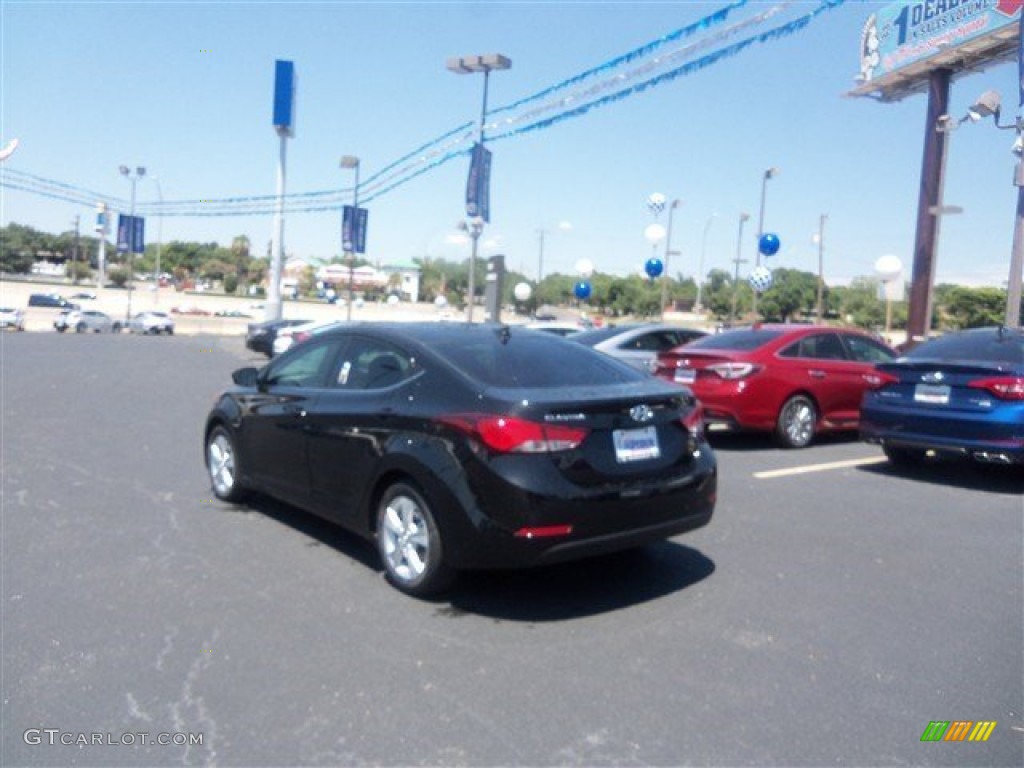 2016 Elantra Value Edition - Phantom Black / Black photo #5