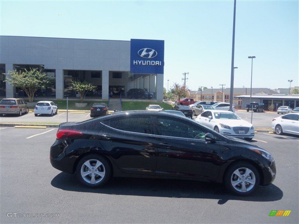 2016 Elantra Value Edition - Phantom Black / Black photo #8