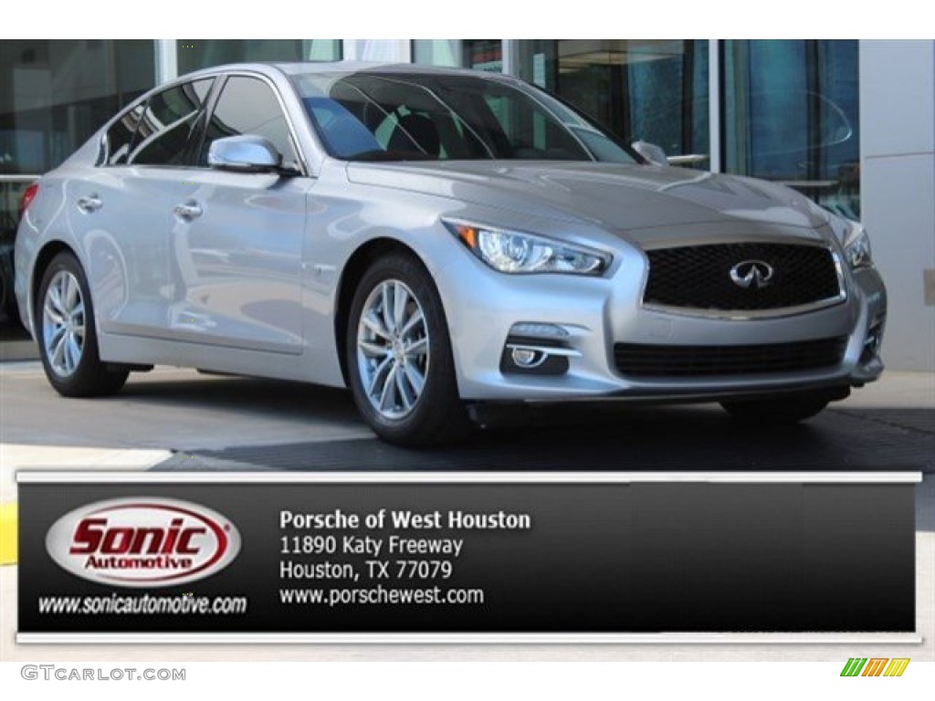 2014 Q 50 3.7 Premium - Liquid Platinum / Graphite photo #1