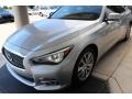 2014 Liquid Platinum Infiniti Q 50 3.7 Premium  photo #3