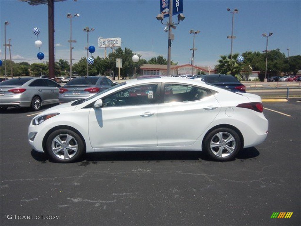 2016 Elantra Value Edition - White / Beige photo #4
