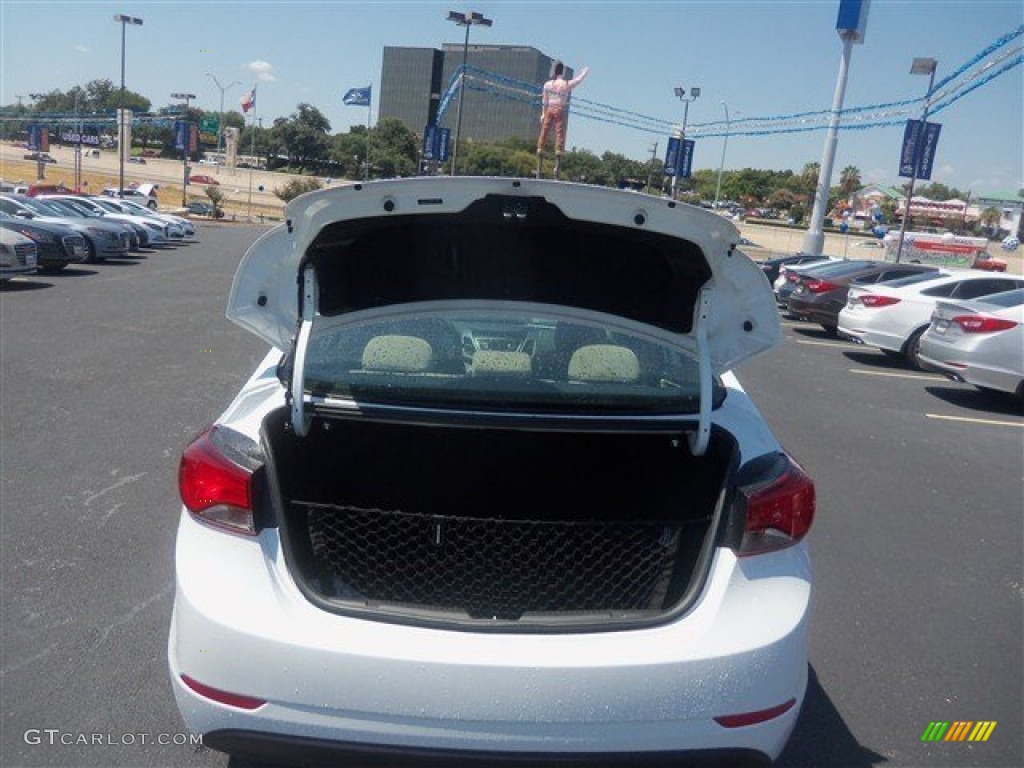 2016 Elantra Value Edition - White / Beige photo #9