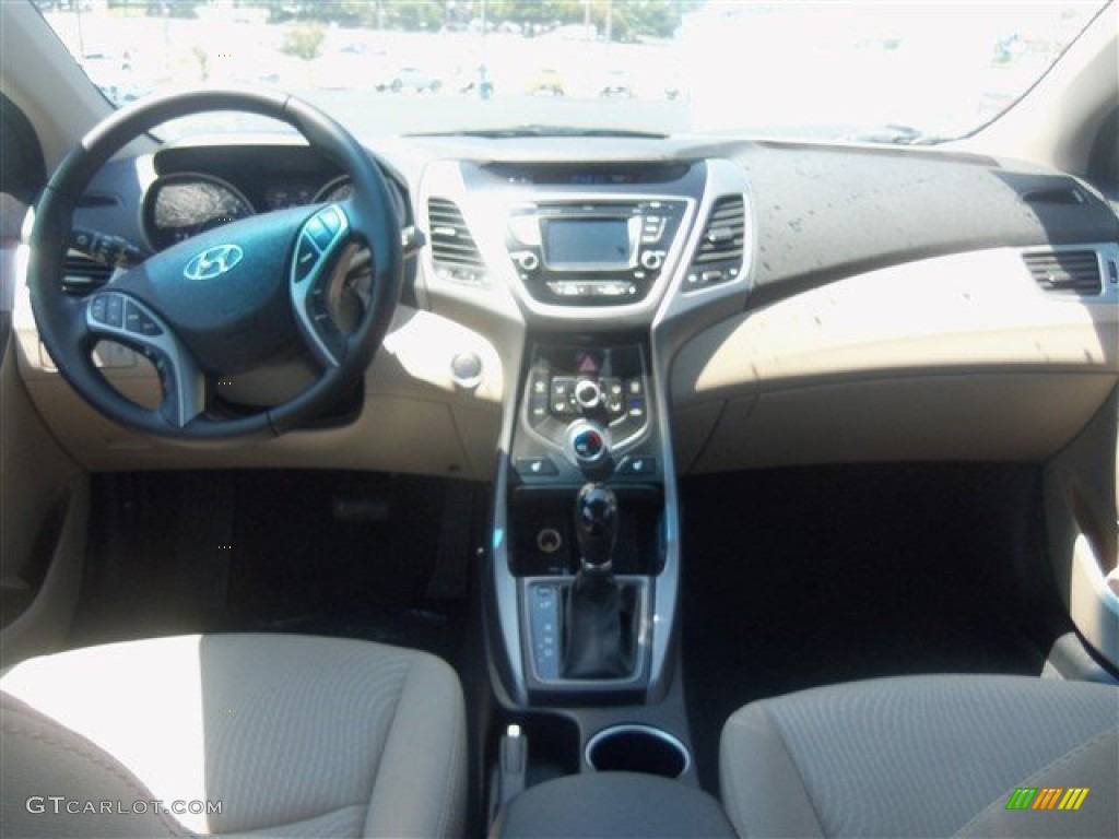 2016 Elantra Value Edition - White / Beige photo #12