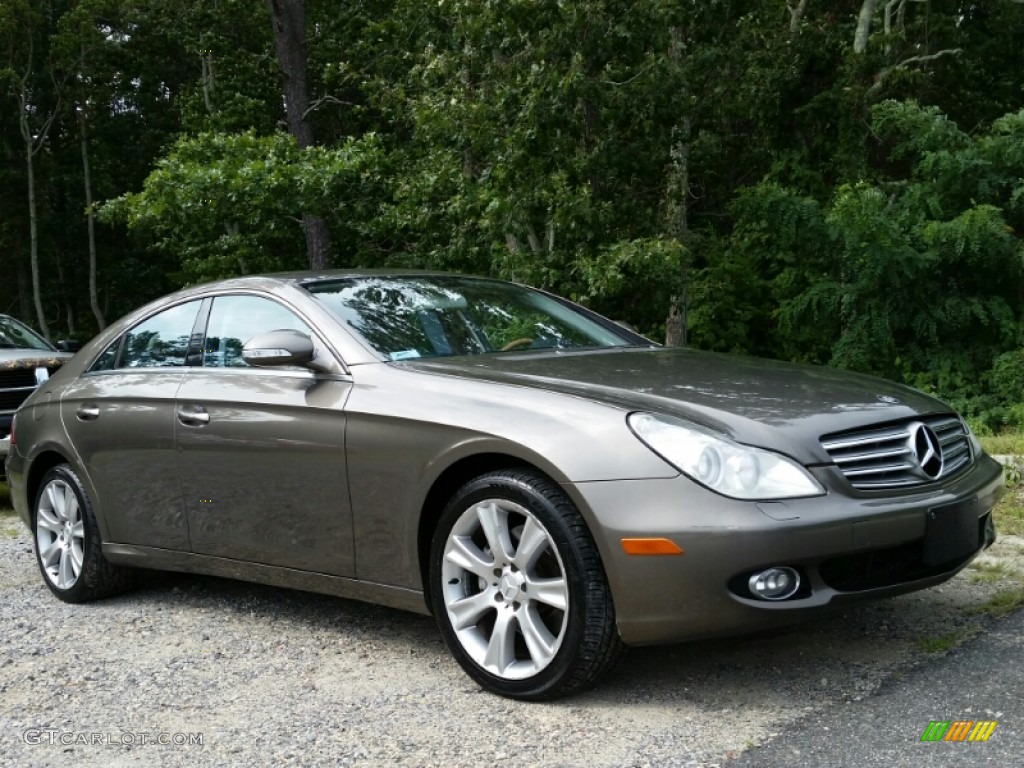 Indium Grey Metallic 2006 Mercedes-Benz CLS 500 Exterior Photo #106635442