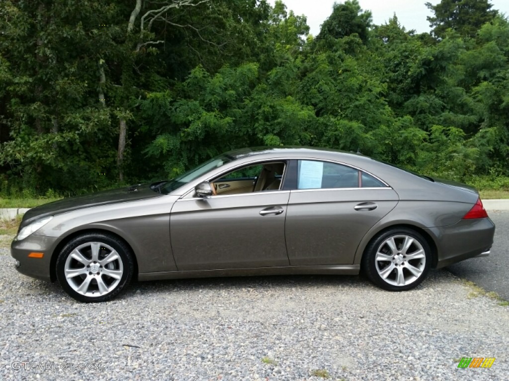 Indium Grey Metallic 2006 Mercedes-Benz CLS 500 Exterior Photo #106635472