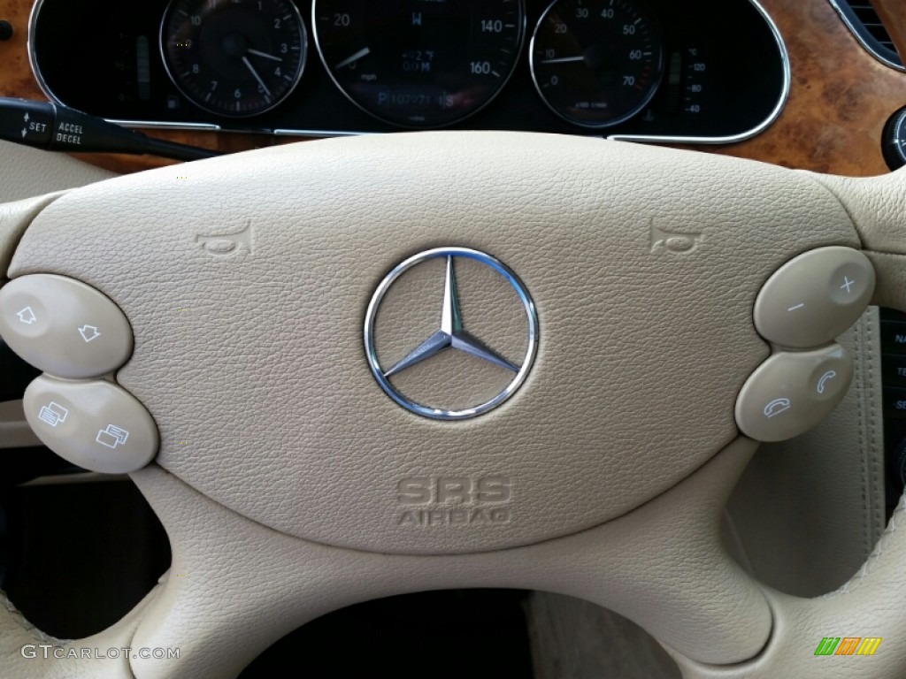 2006 CLS 500 - Indium Grey Metallic / Cashmere Beige photo #16