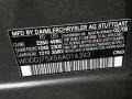 963: Indium Grey Metallic 2006 Mercedes-Benz CLS 500 Color Code