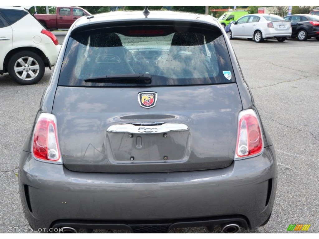 2013 500 Abarth - Grigio (Gray) / Abarth Nero/Rosso/Nero (Black/Red/Black) photo #6