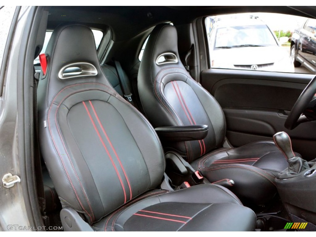 2013 500 Abarth - Grigio (Gray) / Abarth Nero/Rosso/Nero (Black/Red/Black) photo #14