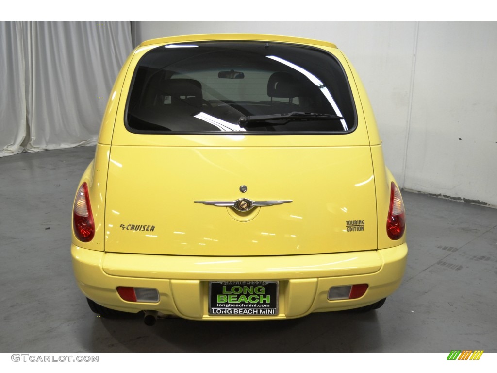 2007 PT Cruiser Touring - Pastel Yellow / Pastel Slate Gray photo #7