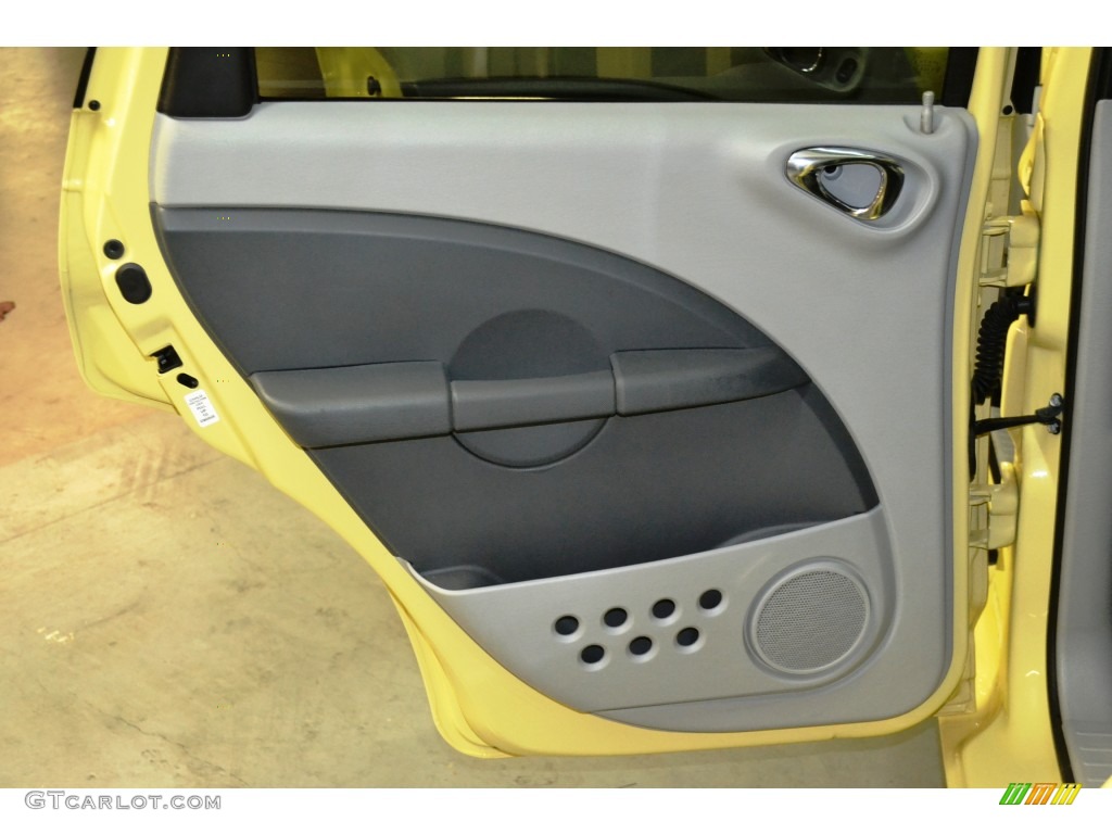 2007 PT Cruiser Touring - Pastel Yellow / Pastel Slate Gray photo #18