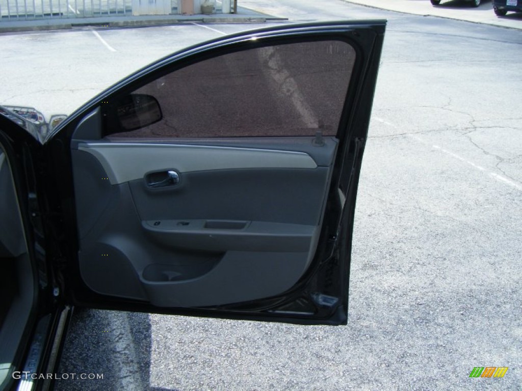 2008 Malibu LS Sedan - Black Granite Metallic / Titanium Gray photo #13