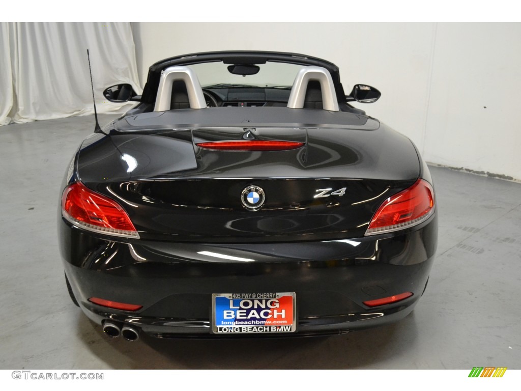 2011 Z4 sDrive30i Roadster - Jet Black / Black photo #7