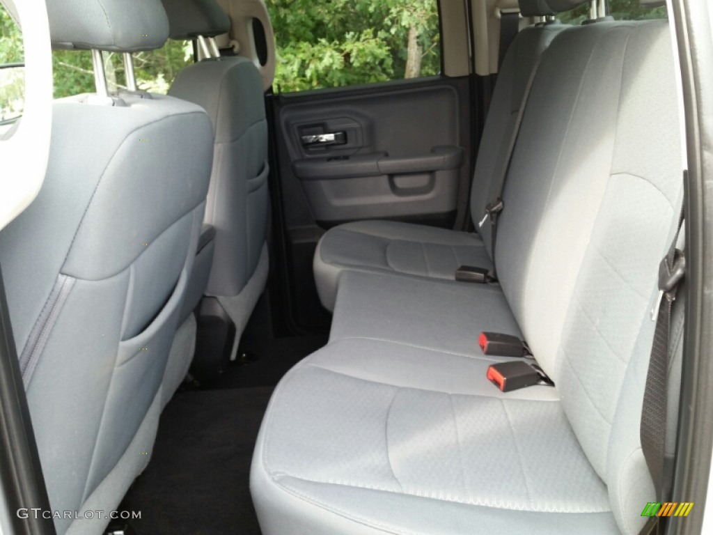 2013 1500 SLT Quad Cab 4x4 - Bright Silver Metallic / Black/Diesel Gray photo #20