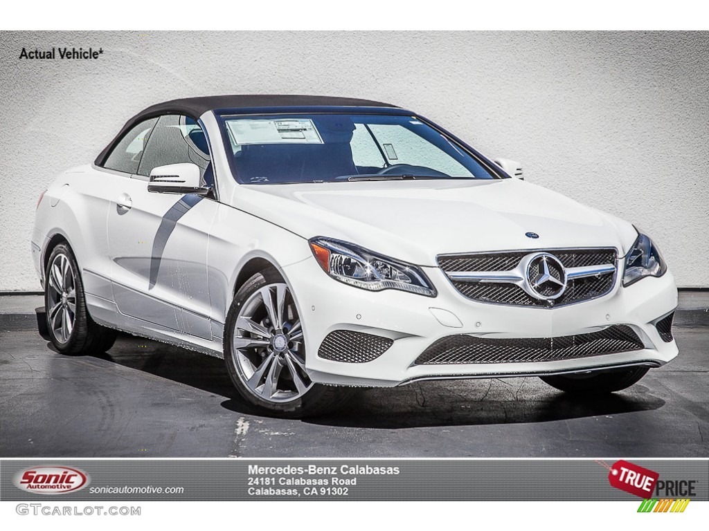 2016 E 350 Sedan - Polar White / Black photo #1
