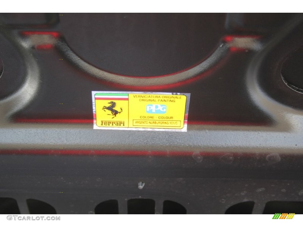 2001 360 Color Code 101 for Argento Nurburgring (Silver) Photo #106637482