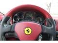 2001 Ferrari 360 Black/Red Interior Steering Wheel Photo