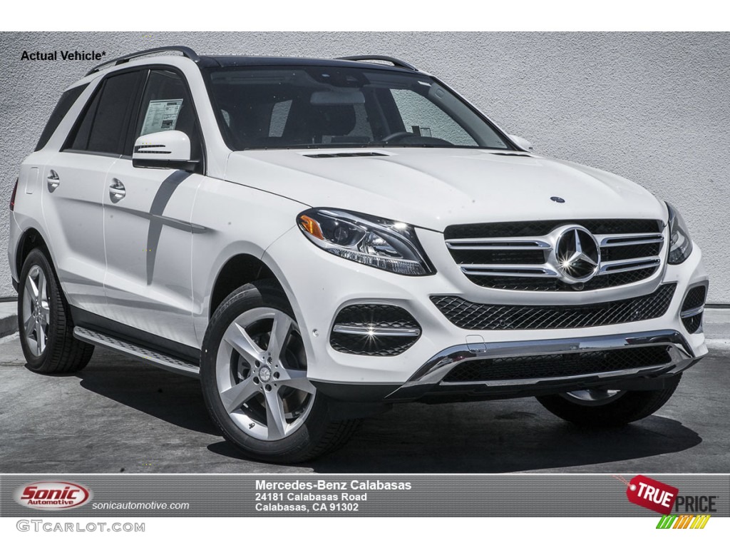 2016 GLE 300d 4MATIC - Polar White / Black photo #1