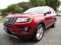 2016 Ruby Red Metallic Tri-Coat Ford Explorer Limited 4WD  photo #8