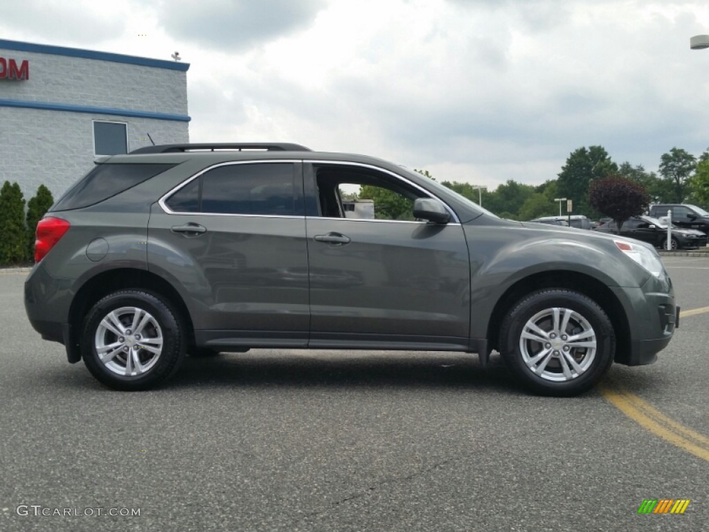 2013 Equinox LT AWD - Steel Green Metallic / Light Titanium/Jet Black photo #2