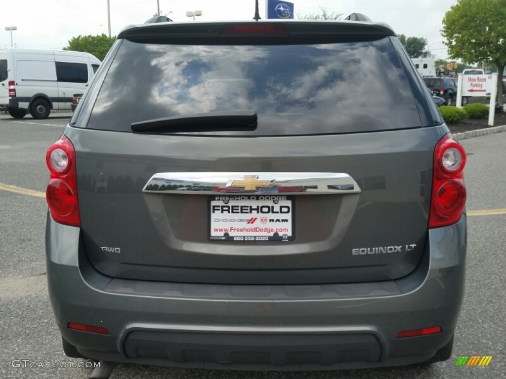 2013 Equinox LT AWD - Steel Green Metallic / Light Titanium/Jet Black photo #4