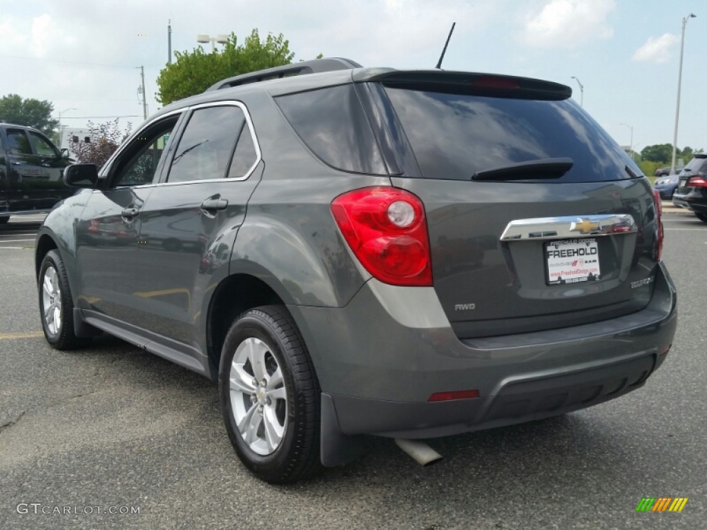 2013 Equinox LT AWD - Steel Green Metallic / Light Titanium/Jet Black photo #6