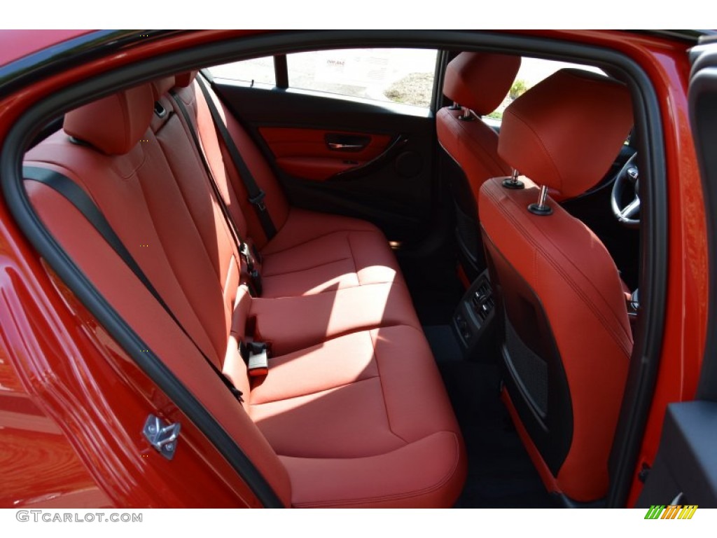 2015 BMW 3 Series 335i xDrive Sedan Rear Seat Photo #106640464