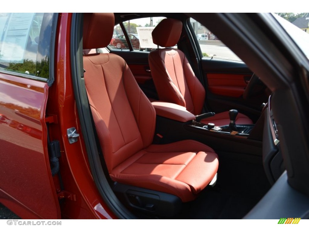 2015 3 Series 335i xDrive Sedan - Melbourne Red Metallic / Coral Red/Black photo #30