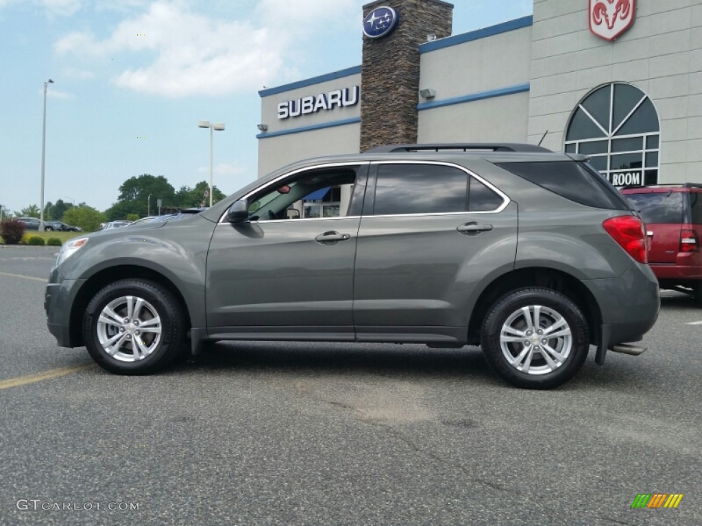 2013 Equinox LT AWD - Steel Green Metallic / Light Titanium/Jet Black photo #7