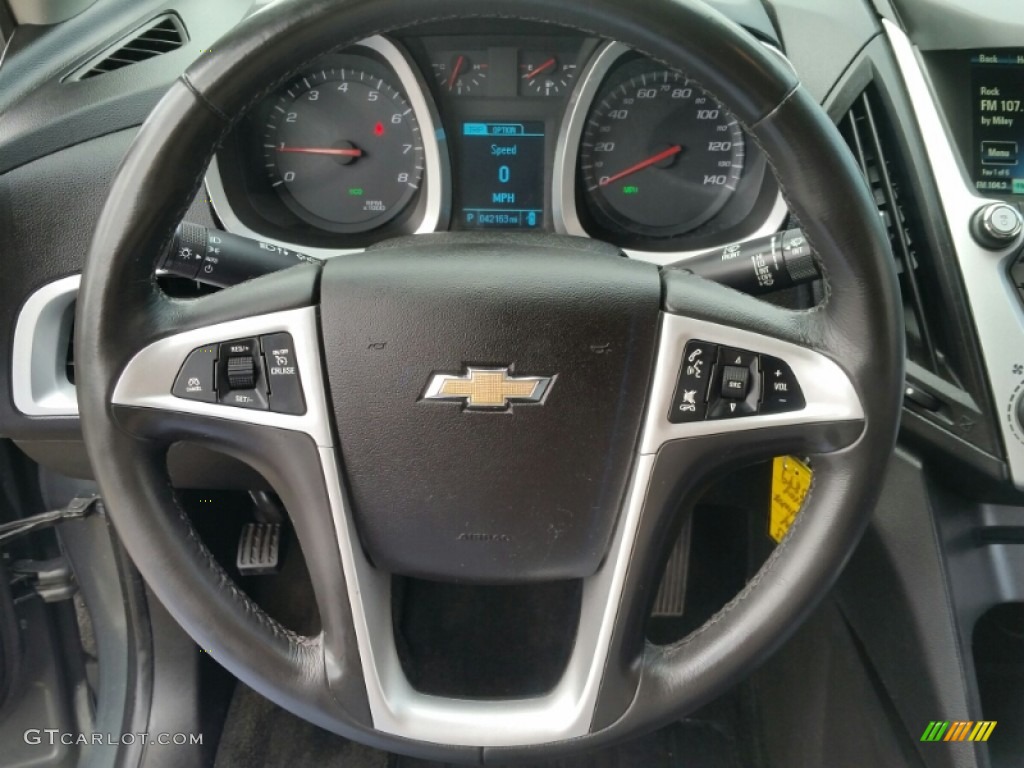 2013 Equinox LT AWD - Steel Green Metallic / Light Titanium/Jet Black photo #17