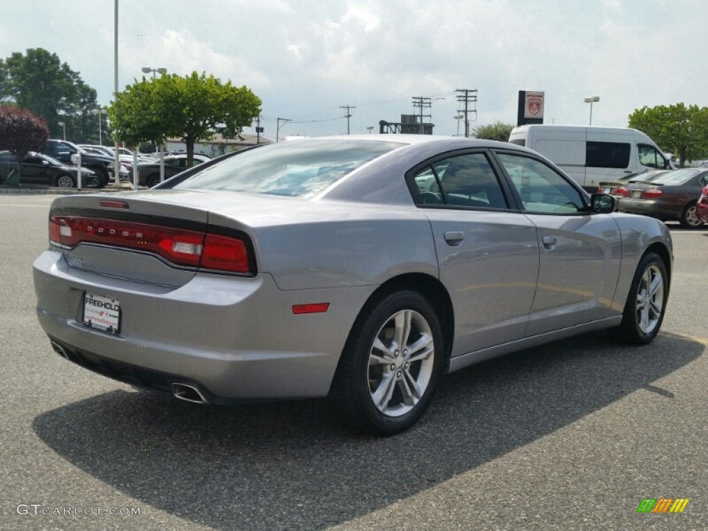 2014 Charger SXT AWD - Billet Silver Metallic / Black photo #3