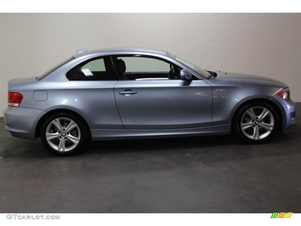 2013 1 Series 128i Coupe - Blue Water Metallic / Black photo #2