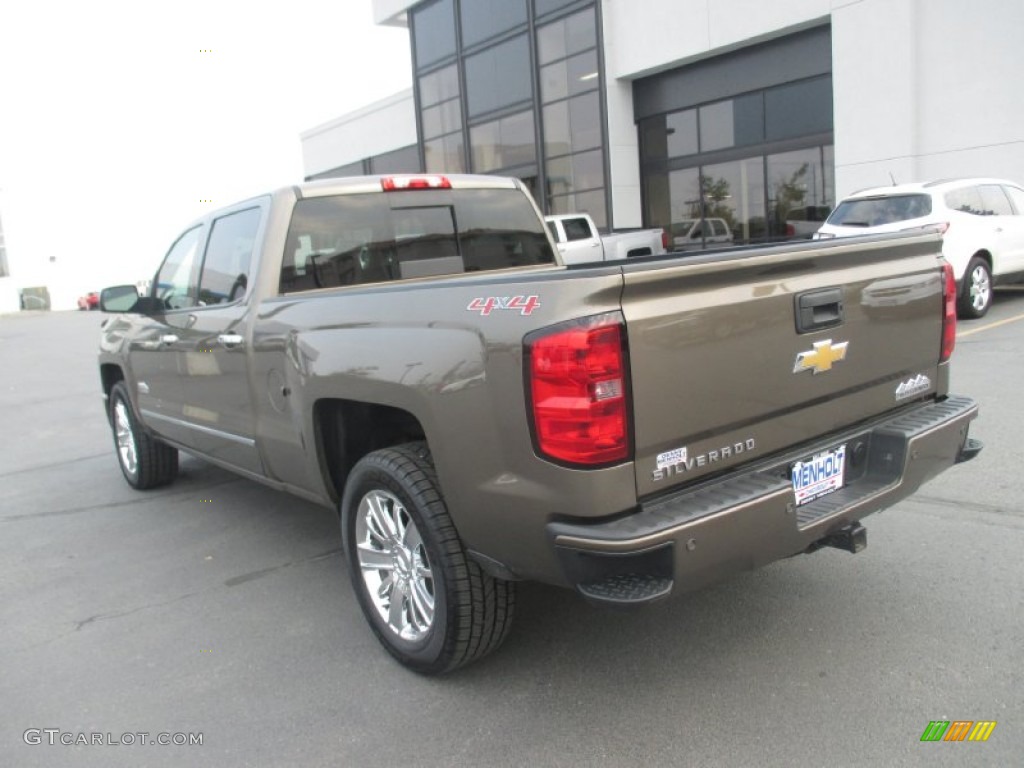 2014 Silverado 1500 High Country Crew Cab 4x4 - Brownstone Metallic / High Country Saddle photo #4