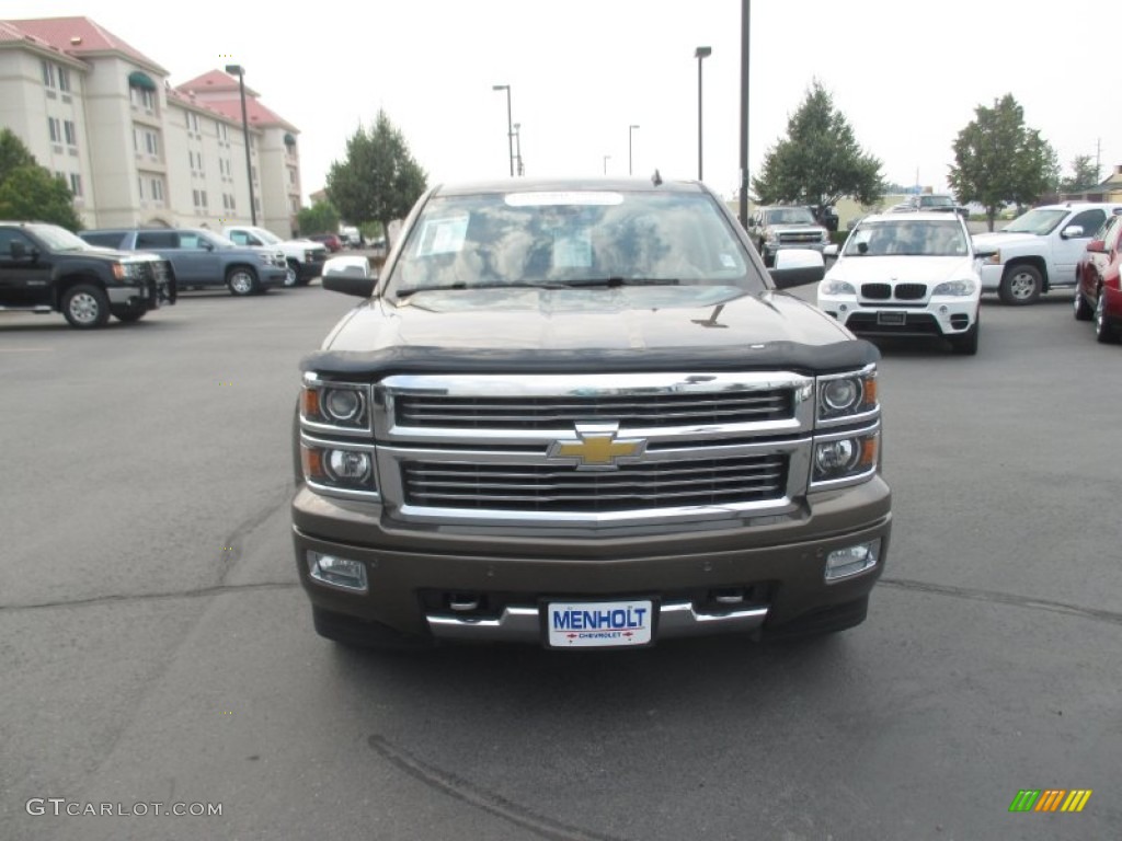 2014 Silverado 1500 High Country Crew Cab 4x4 - Brownstone Metallic / High Country Saddle photo #8