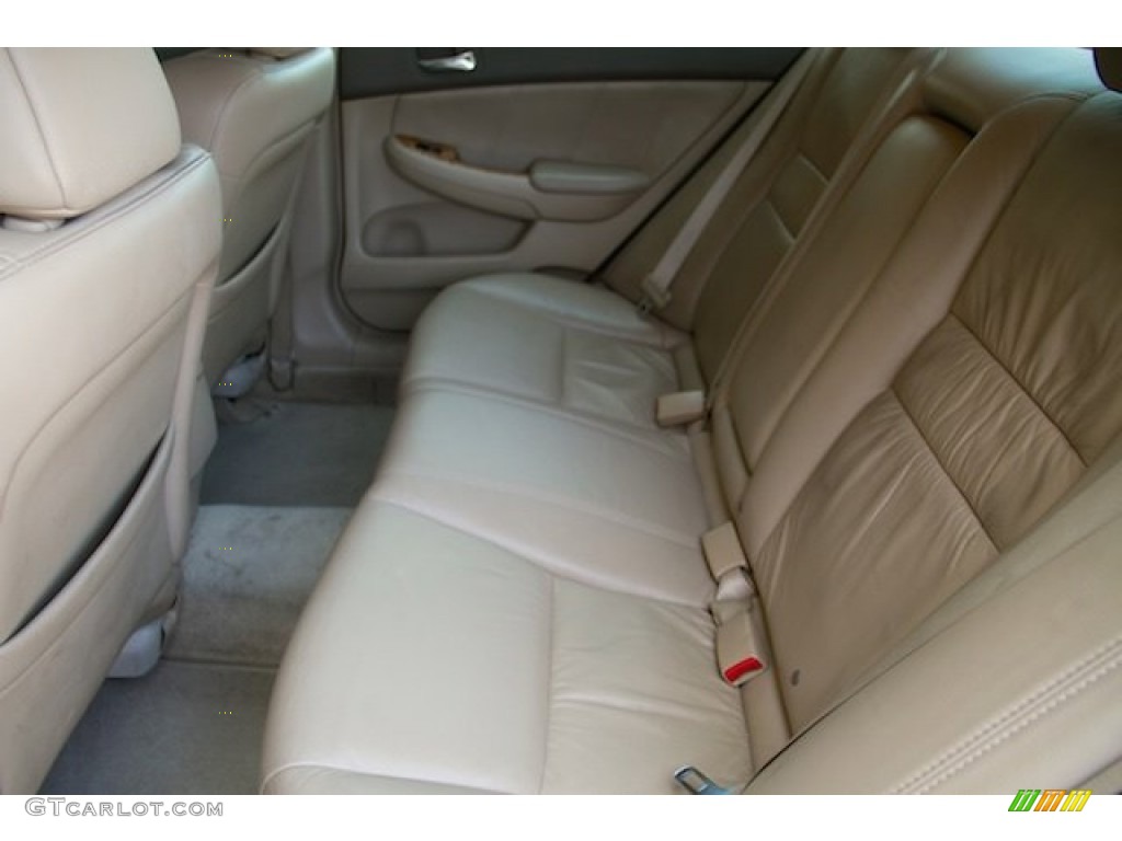 2003 Accord EX V6 Sedan - Taffeta White / Ivory photo #4