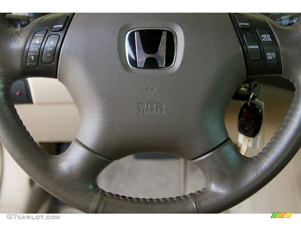2003 Accord EX V6 Sedan - Taffeta White / Ivory photo #11