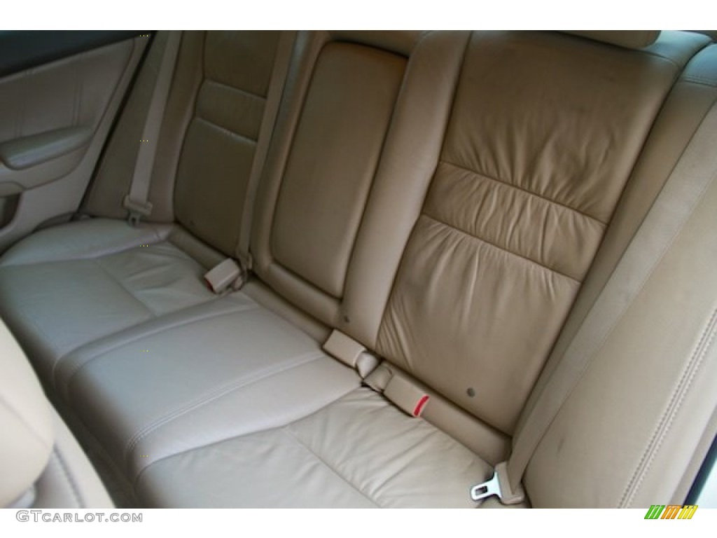 2003 Accord EX V6 Sedan - Taffeta White / Ivory photo #14