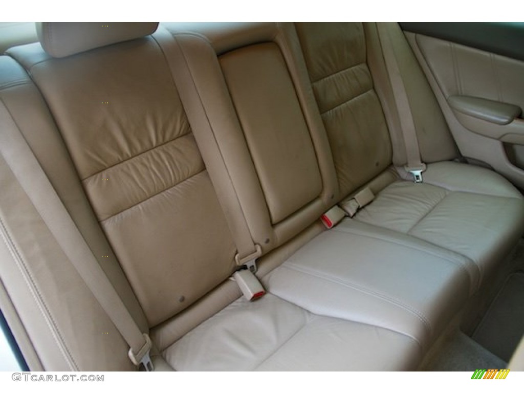 2003 Accord EX V6 Sedan - Taffeta White / Ivory photo #16