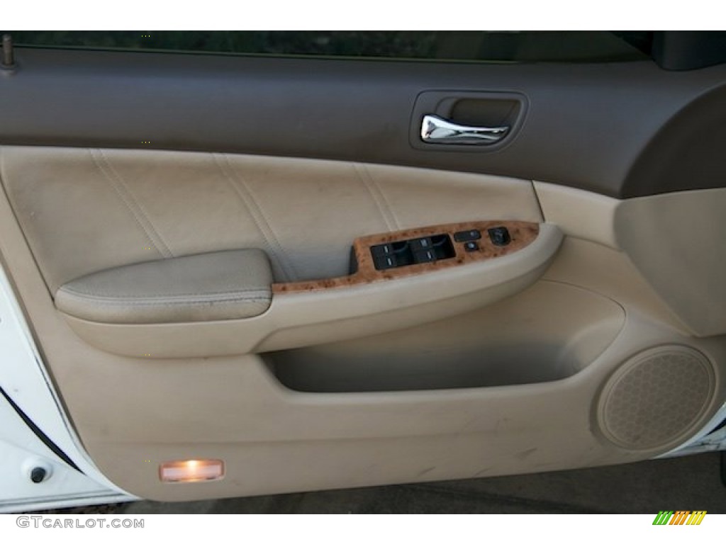 2003 Accord EX V6 Sedan - Taffeta White / Ivory photo #20