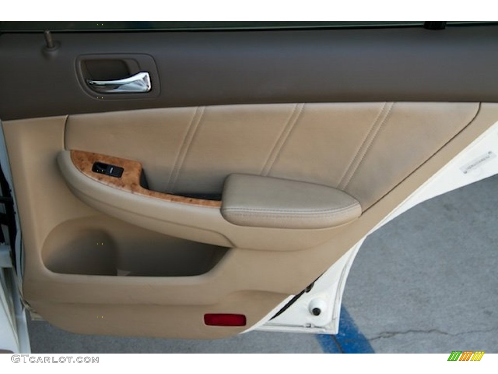 2003 Accord EX V6 Sedan - Taffeta White / Ivory photo #22