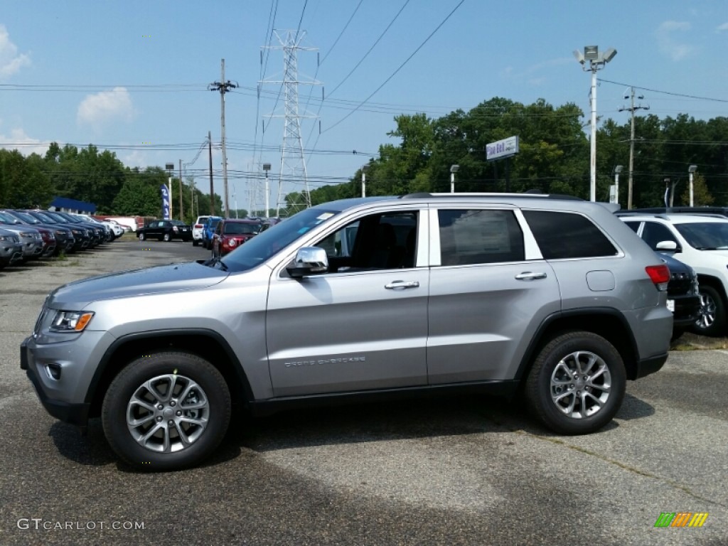 2015 Grand Cherokee Limited 4x4 - Billet Silver Metallic / Black photo #3