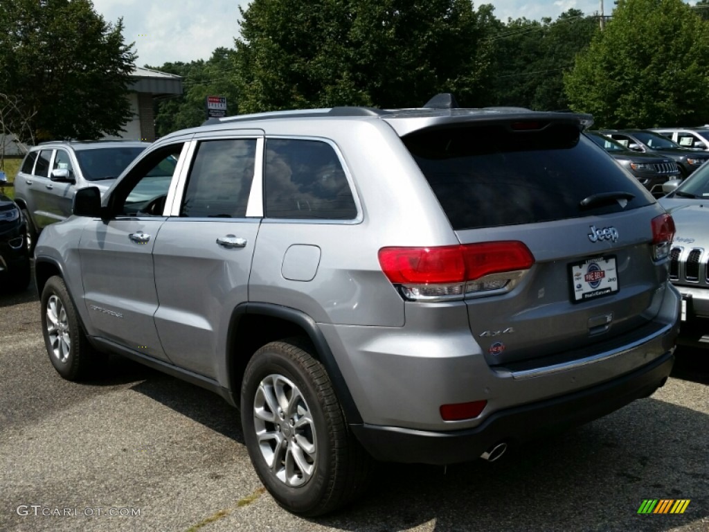 2015 Grand Cherokee Limited 4x4 - Billet Silver Metallic / Black photo #4