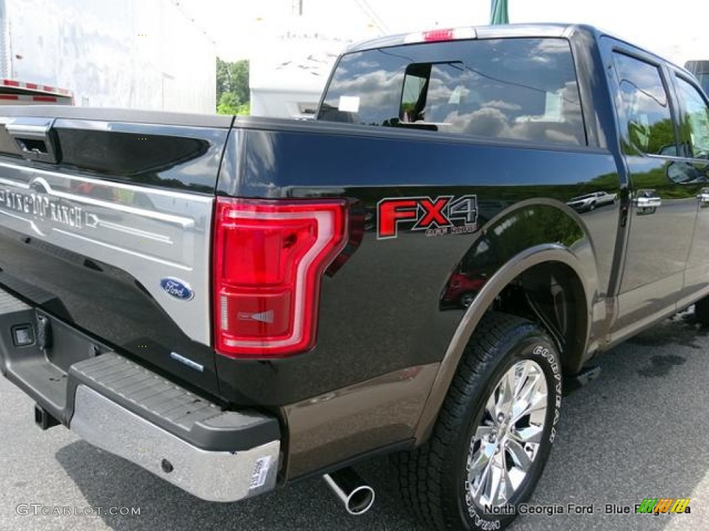 2015 F150 King Ranch SuperCrew 4x4 - Tuxedo Black Metallic / King Ranch Java/Mesa photo #39