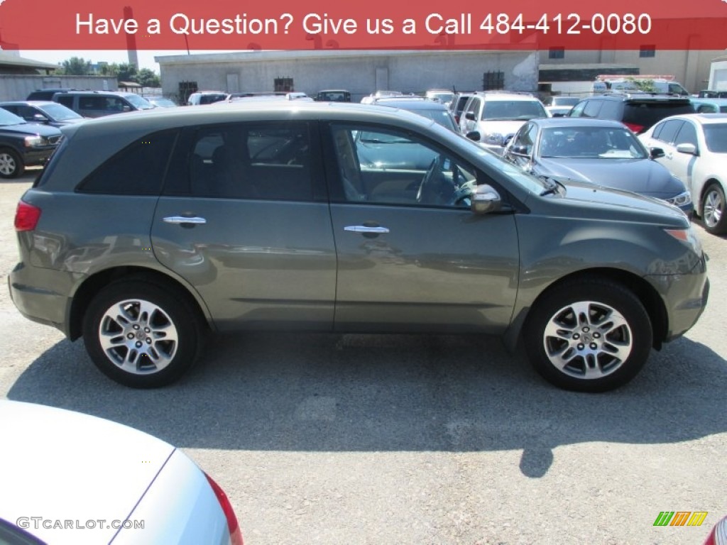 2007 MDX  - Nimbus Gray Metallic / Parchment photo #2